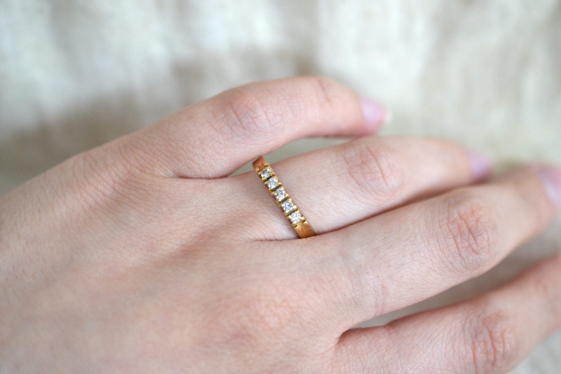 Bague Jarretière Diamants