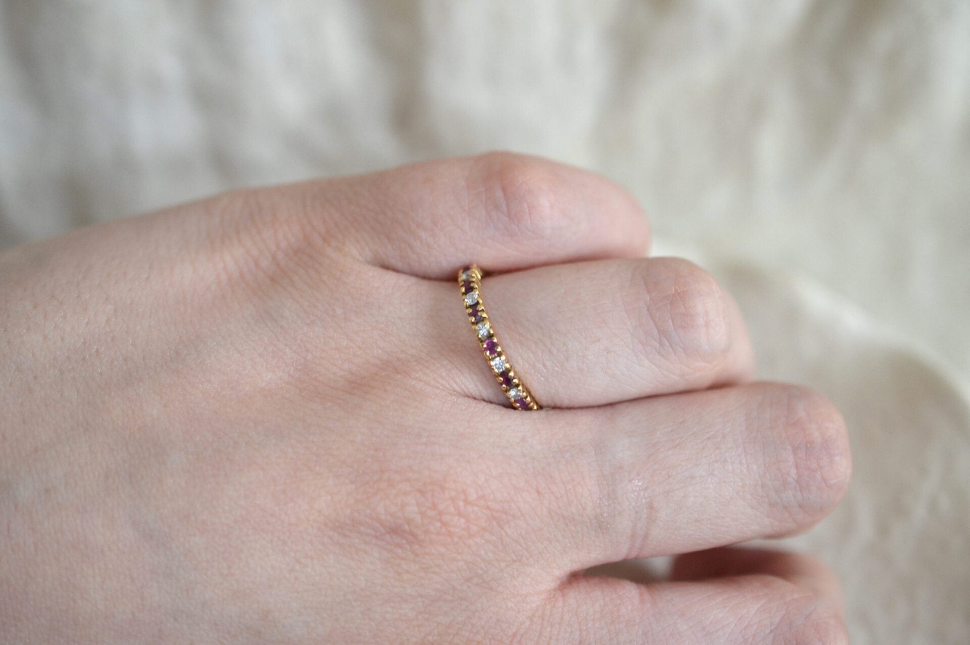 Alliance demi-américaine Rubis Diamants