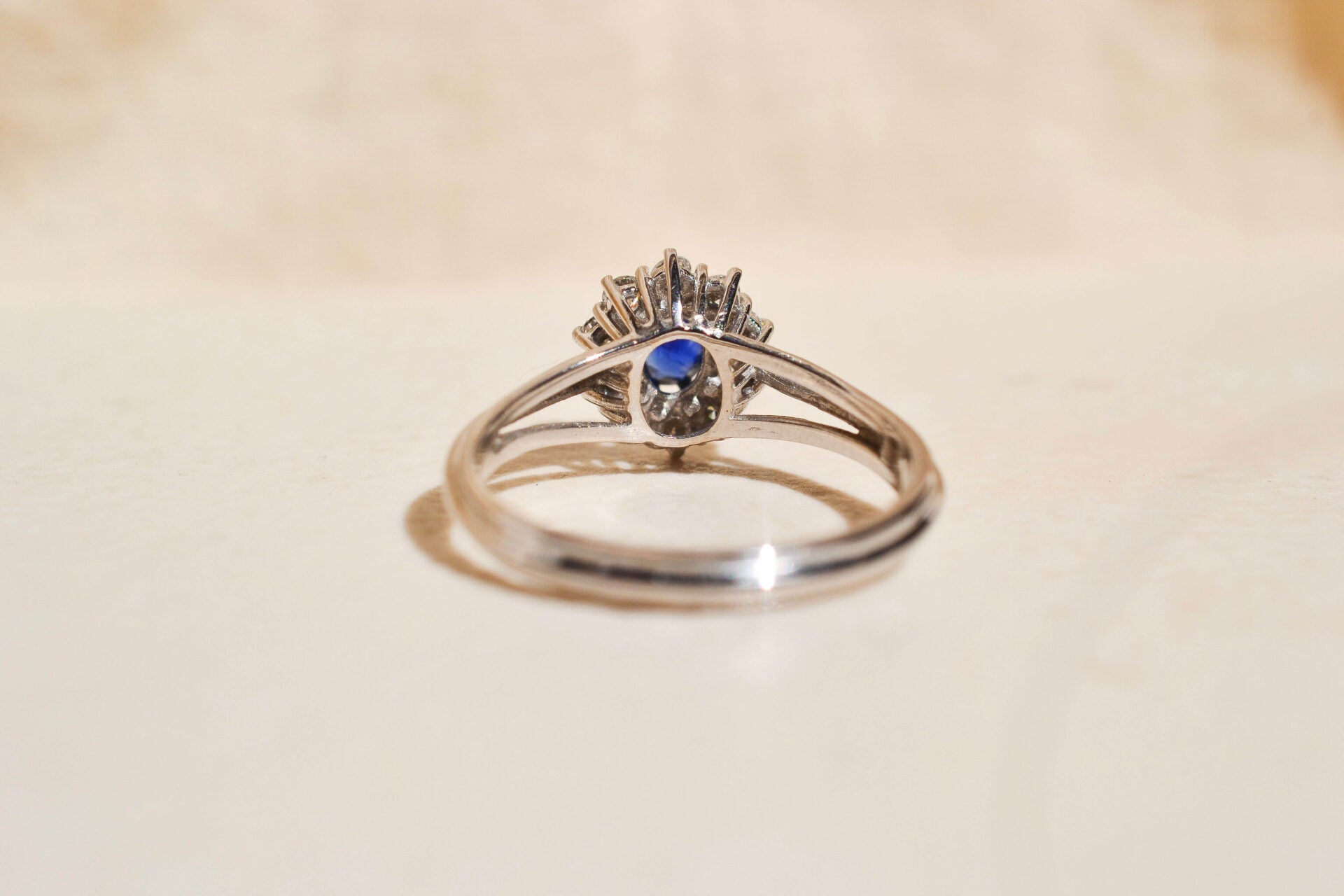 Marguerite Saphir Diamants & Or blanc