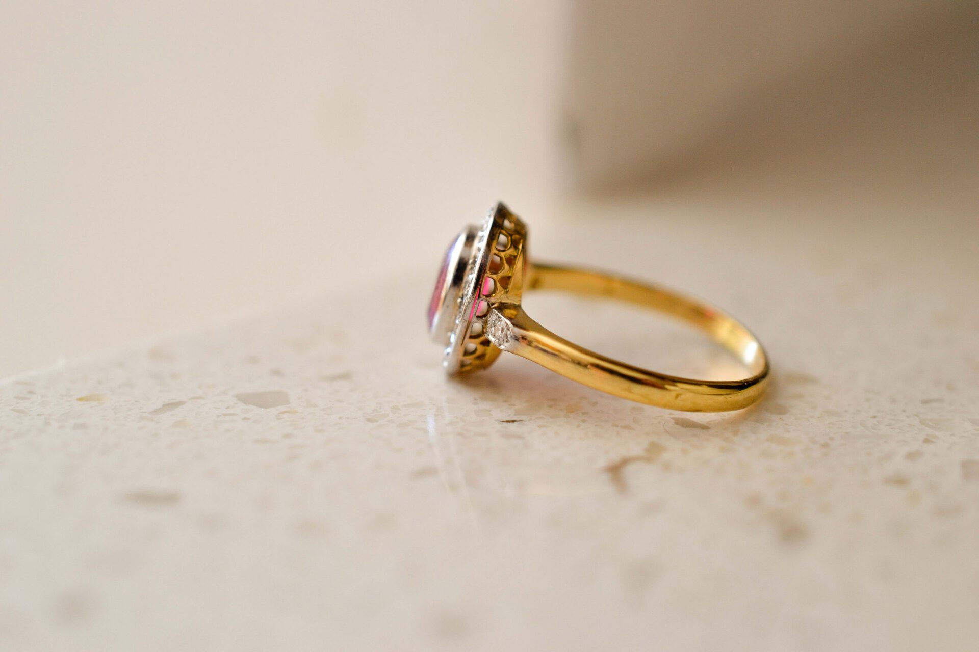 Bague Ovale Doublet-Grenat