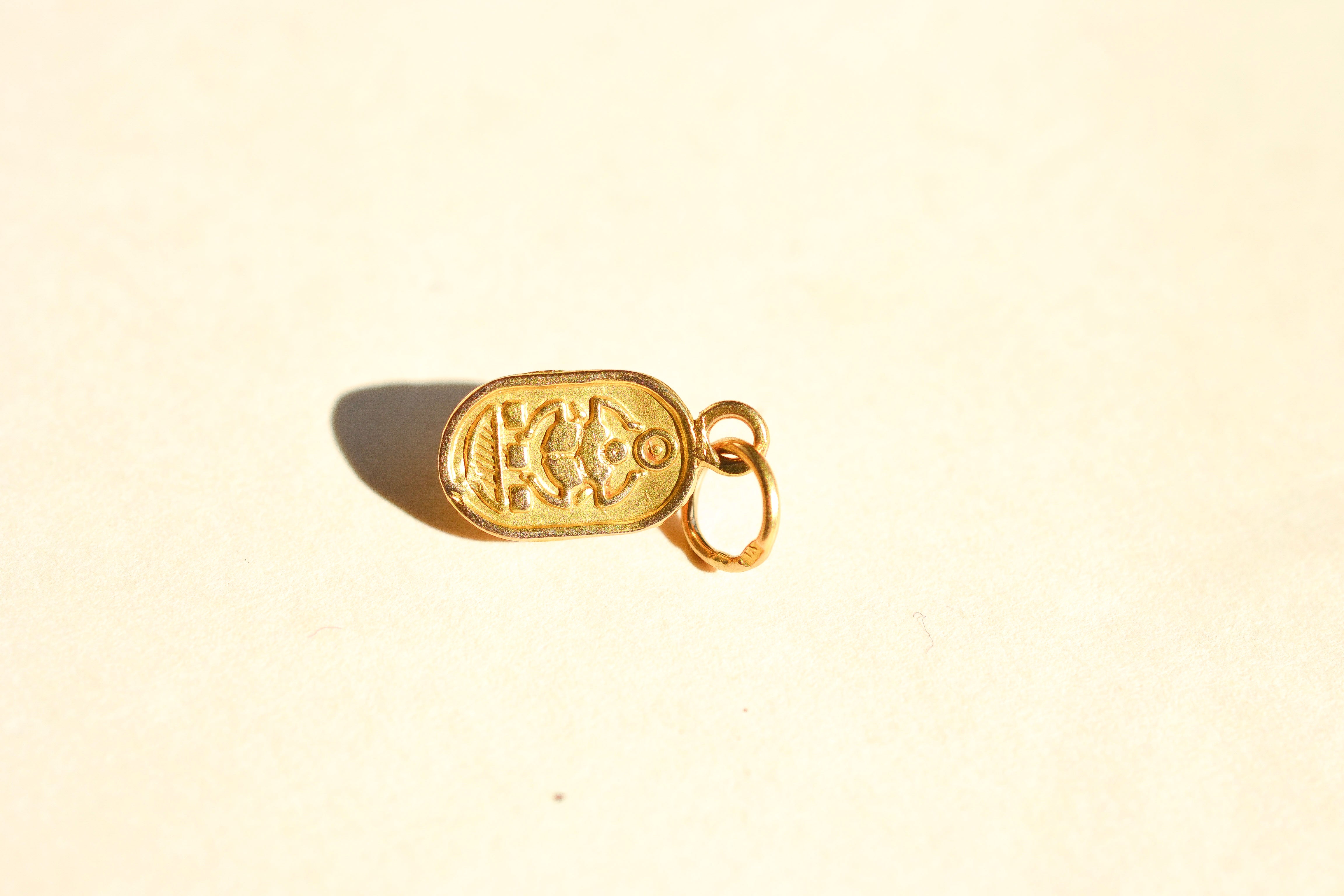 Pendentif Scarabée Or Jaune 18K
