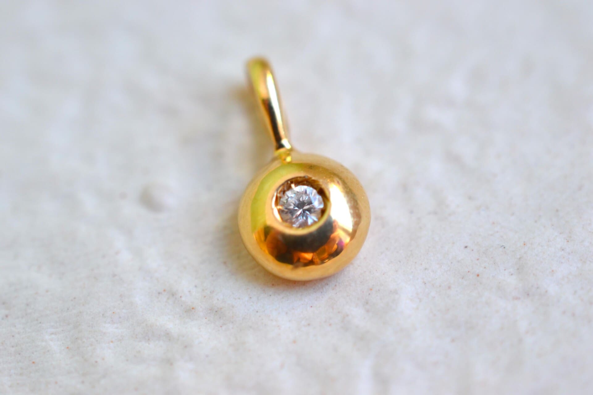 Pendentif solitaire Diamant