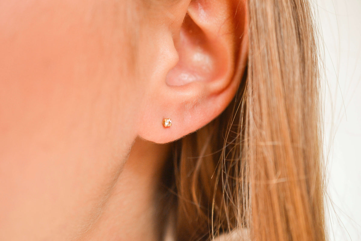 Puces Diamants sertis griffes