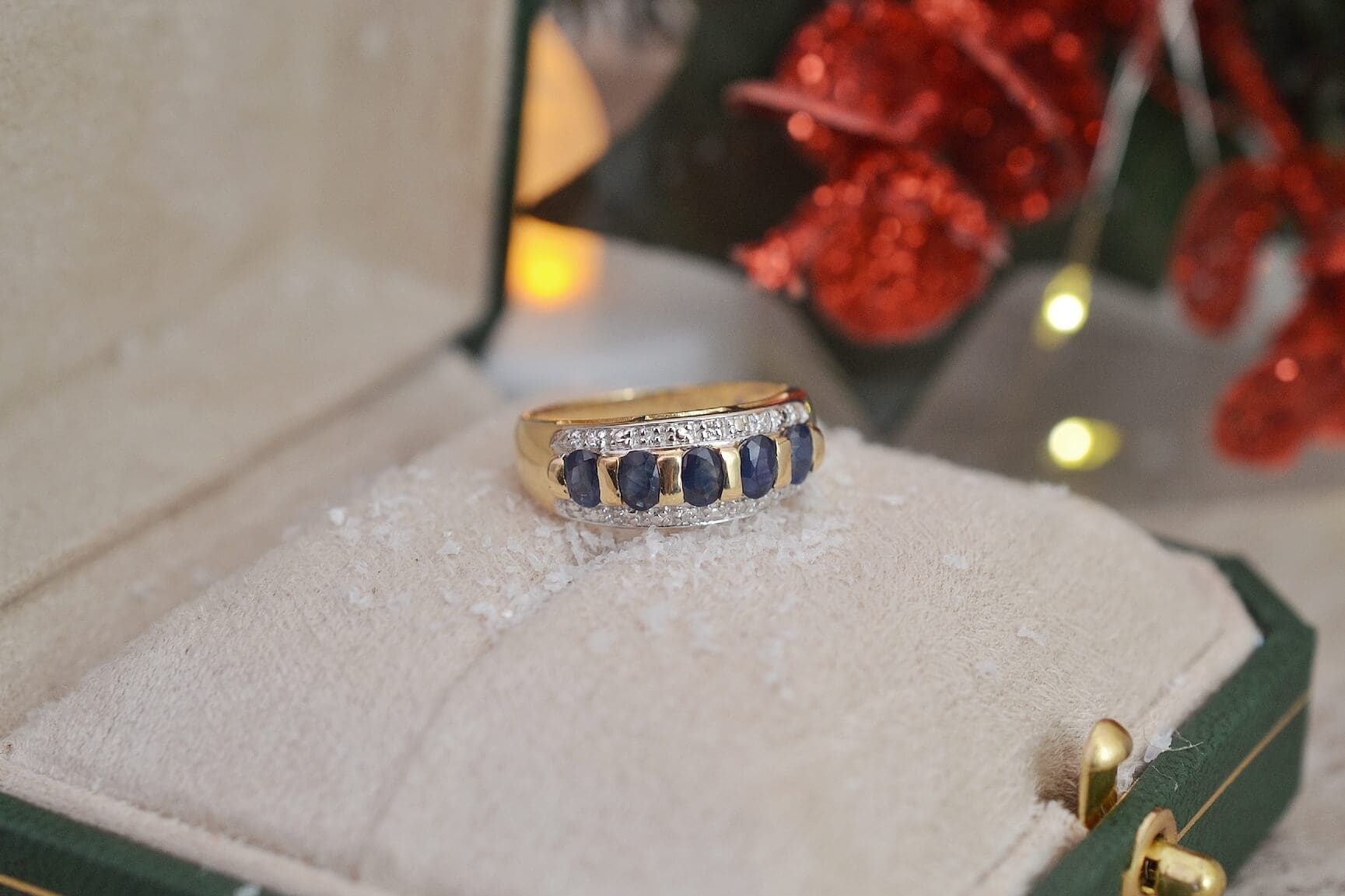 TBE bague vintage argent 975 et nacre taille 52 poinçon - Montres & Bijoux
