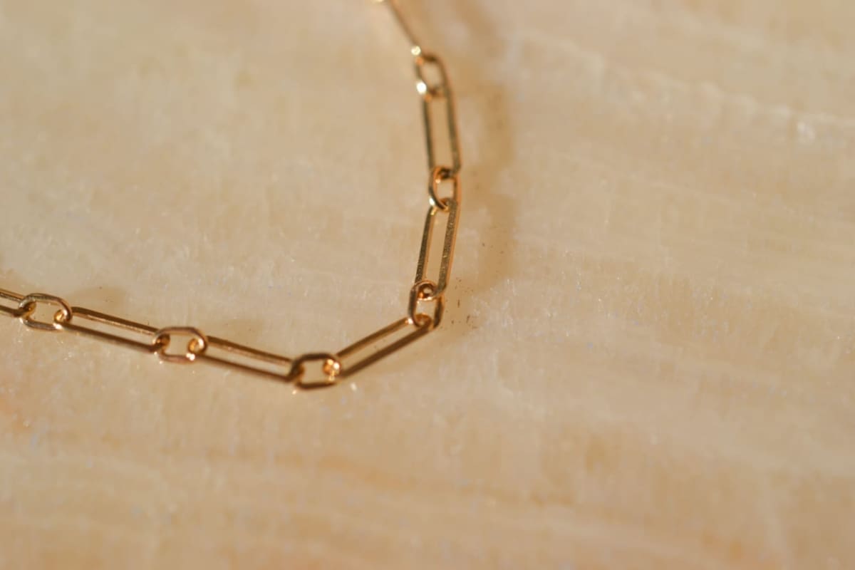 Bracelet maille cheval 20.6cm - bracelet Vintage