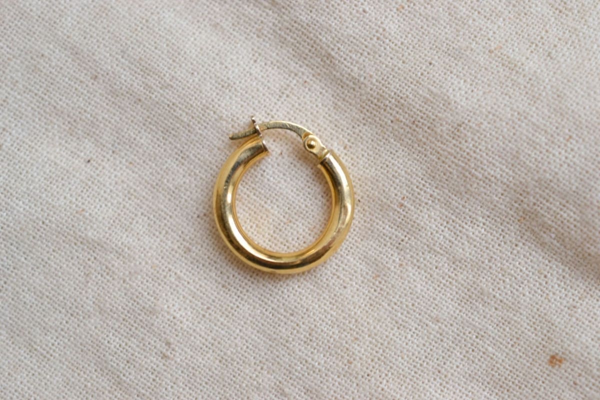 Mono créole lisse - mono boucle d'oreille