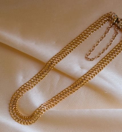 Bracelet ancien maille américaine - bracelet ancien