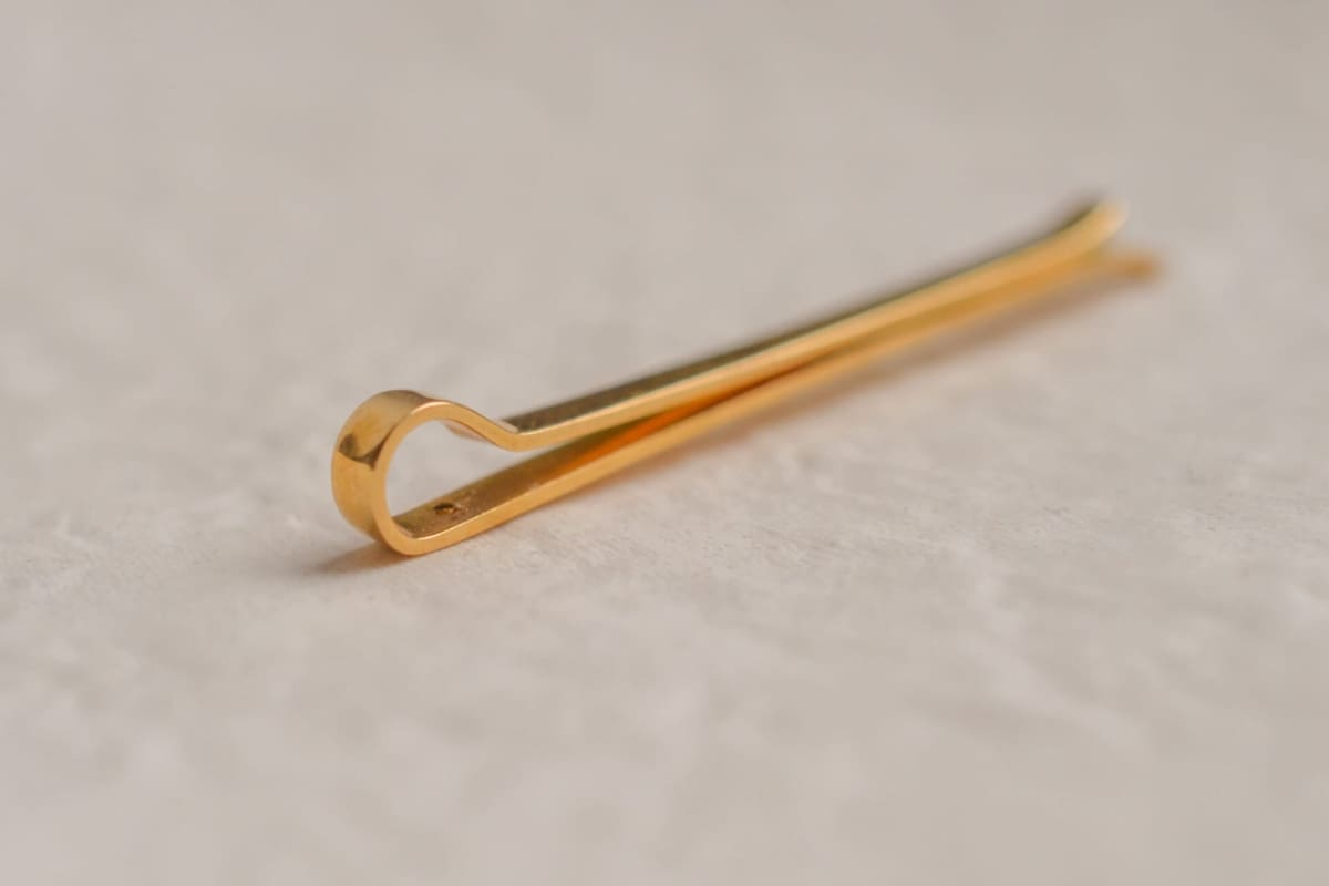 Pince à cravate Or jaune - bijou homme