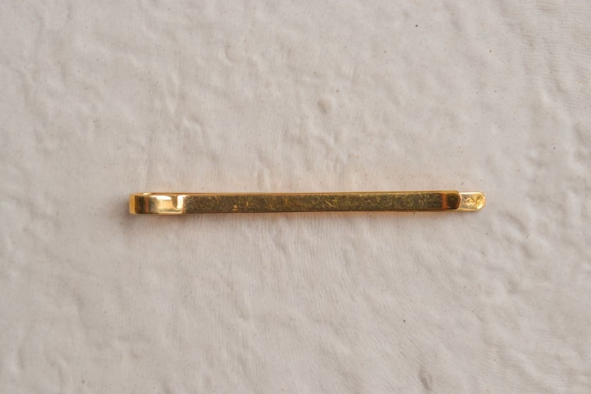 Pince à cravate Or jaune - pince à cravate ancienne