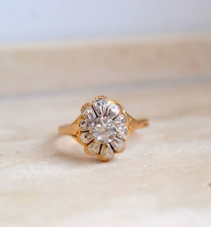 bague fleur