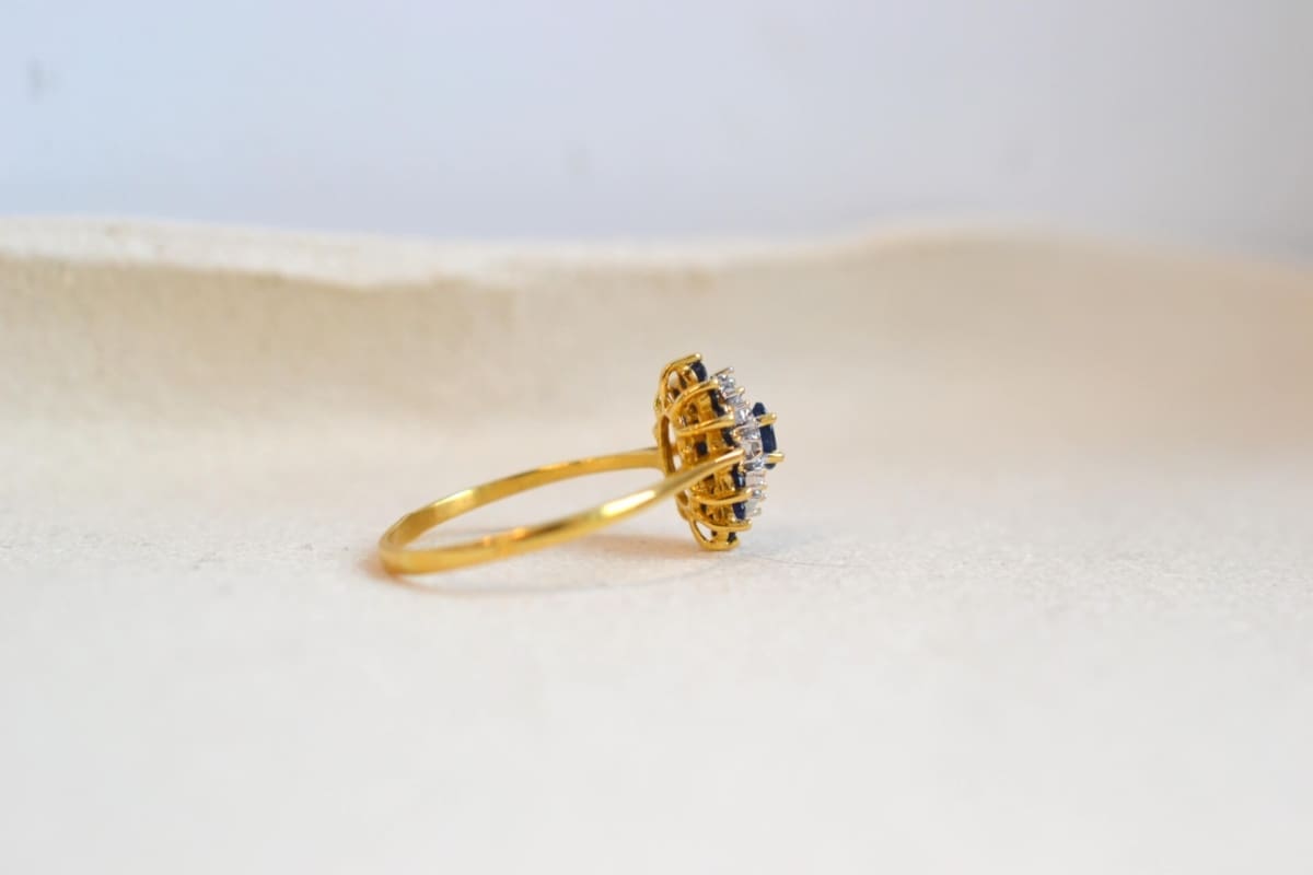 marguerite saphir diamants