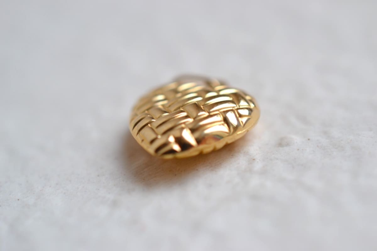 pendentif coeur matelasse