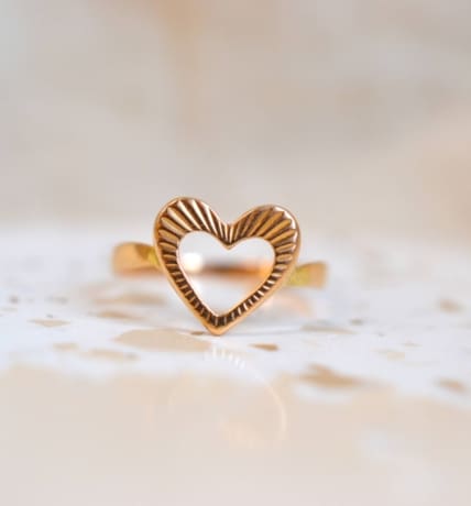 bague coeur