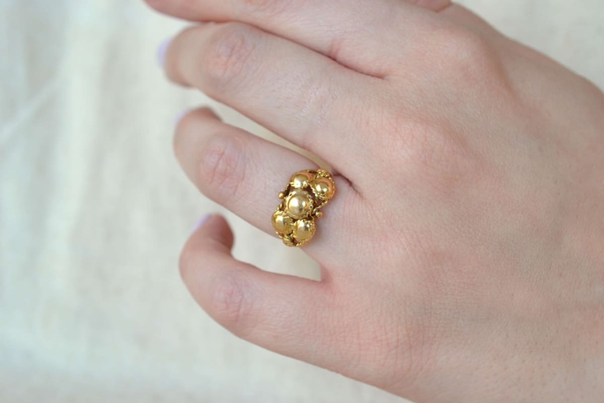 bague boulonnaise or jaune