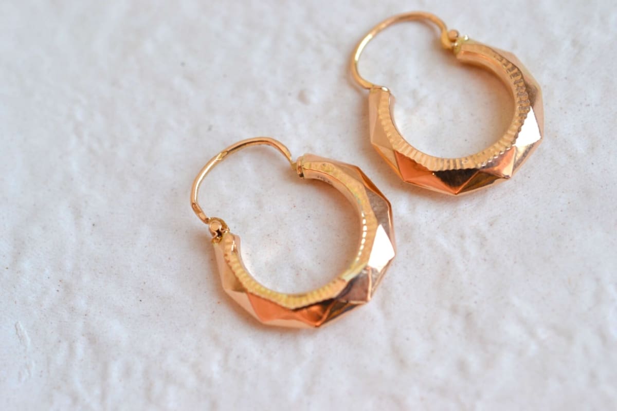 creoles facettees striees