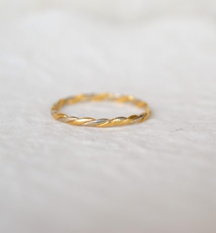 bague torsadee 2 ors