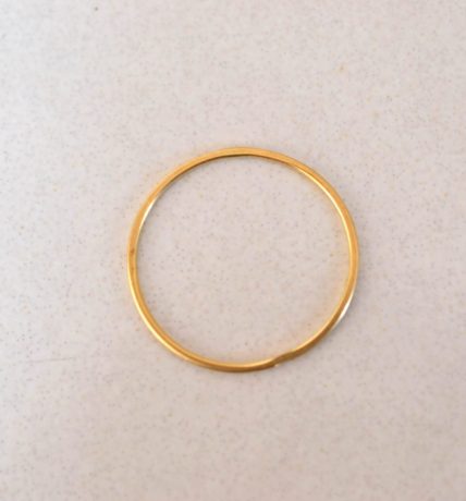 Anneau Or jaune fin