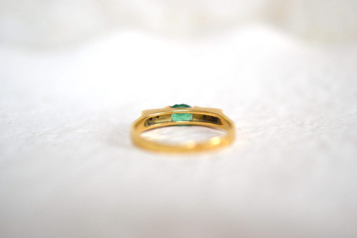 alliance émeraude femme