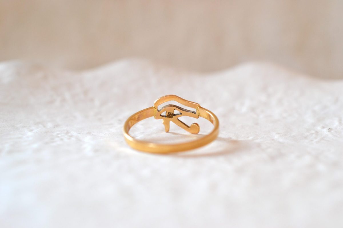 bijou egyptien or jaune