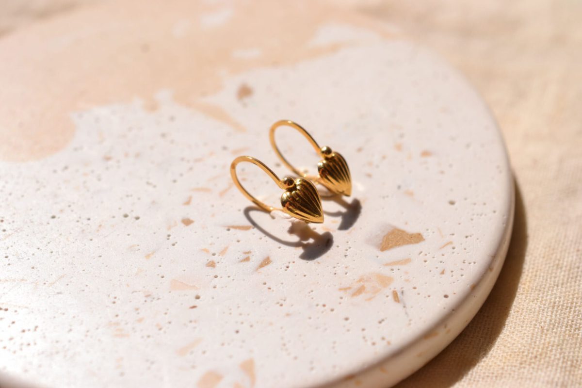 Dormeuses anciennes en Or jaune 18 carats