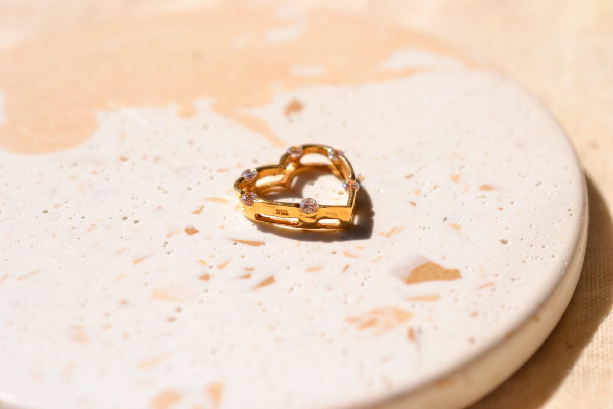 Pendentif coeur en Or jaune 18 carats