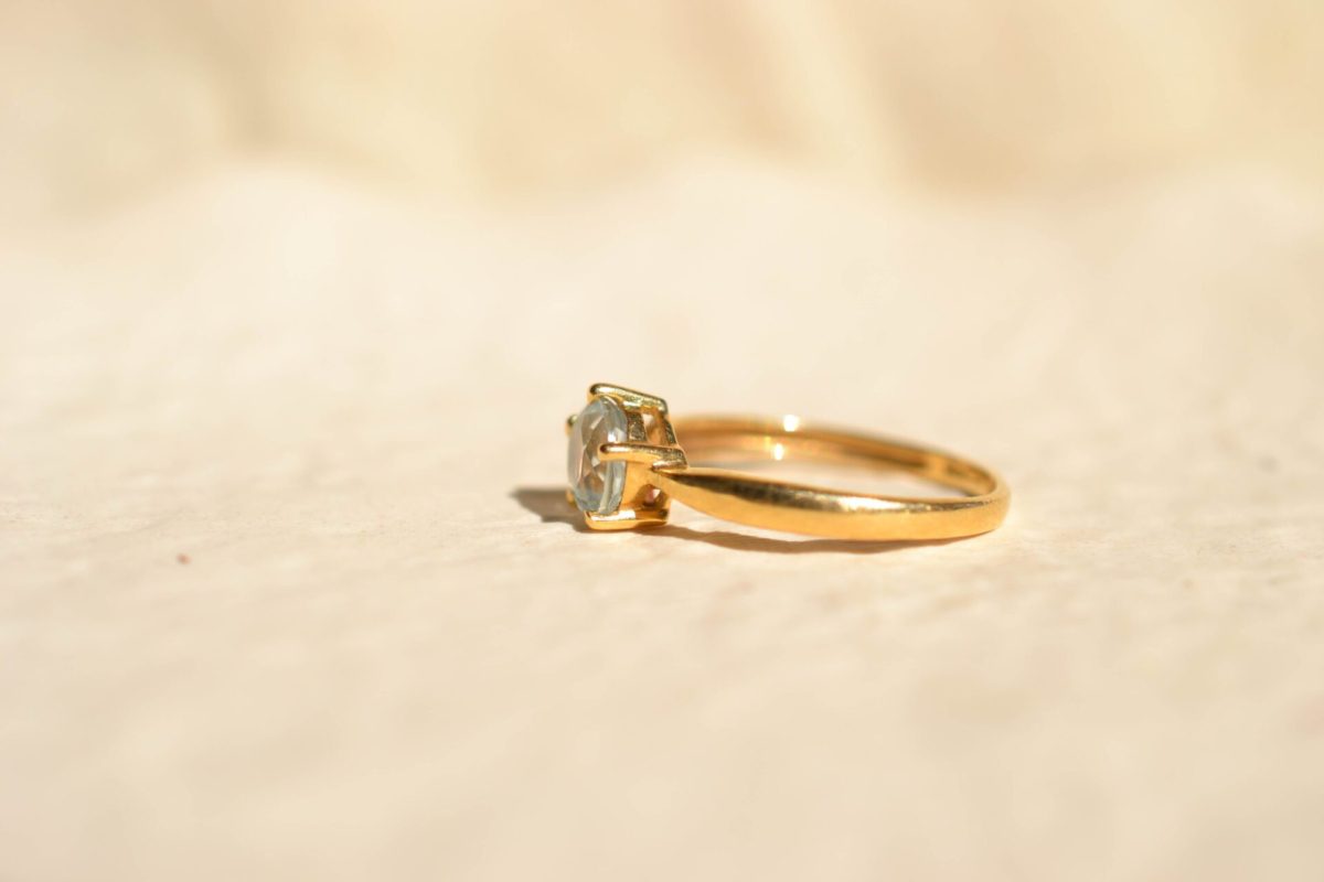 bague de fiançailles topaze