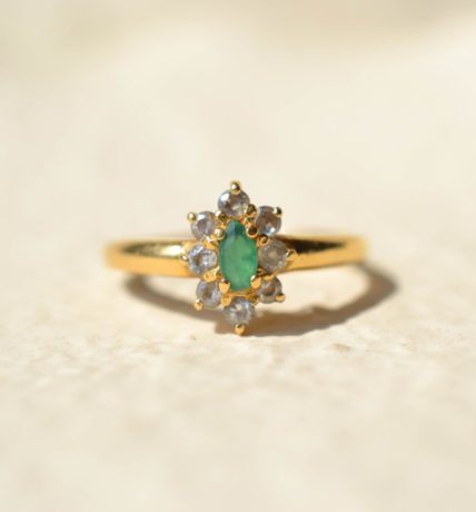 marguerite émeraude or jaune