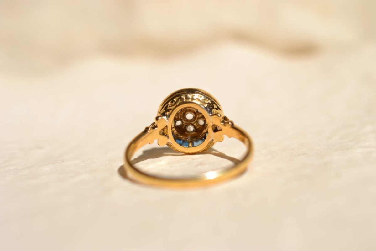 bague ronde art deco