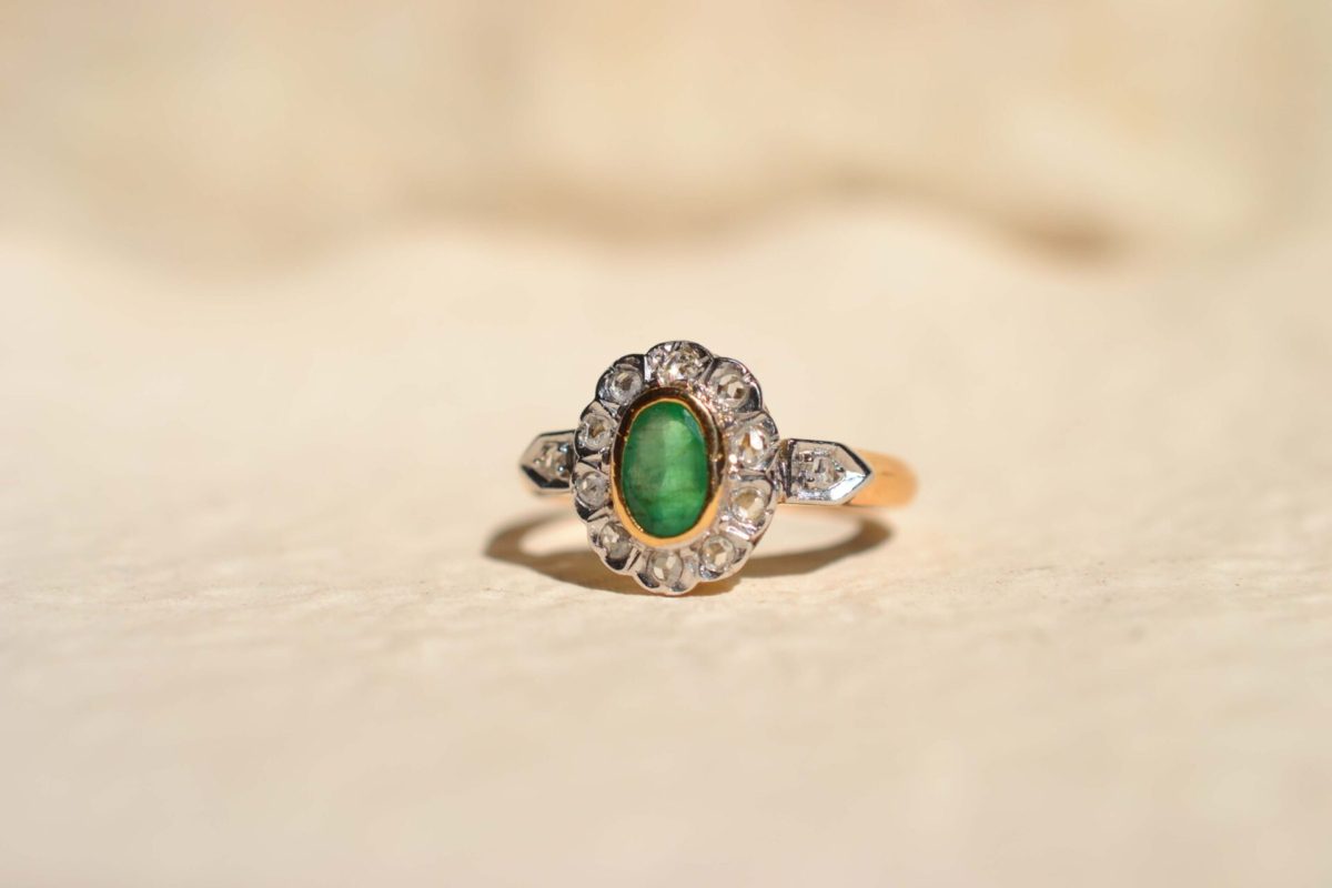 marguerite émeraude diamants