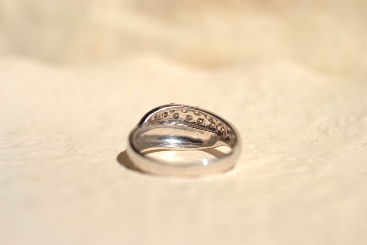 alliance or blanc diamants vintage