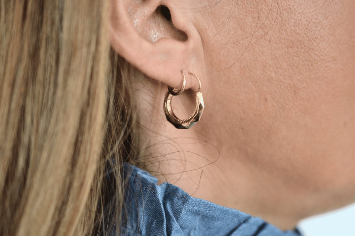 créoles facettées vintages