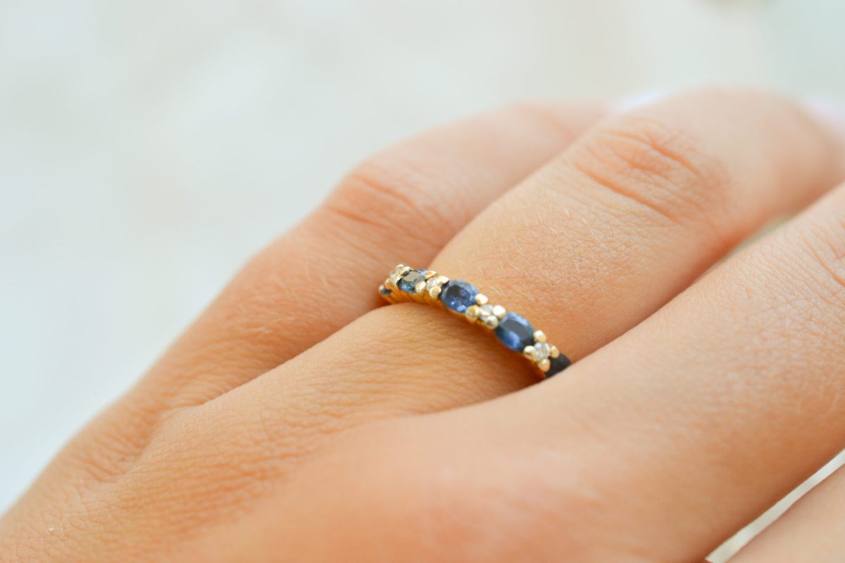 Alliance demi-américaine Saphirs et Diamants