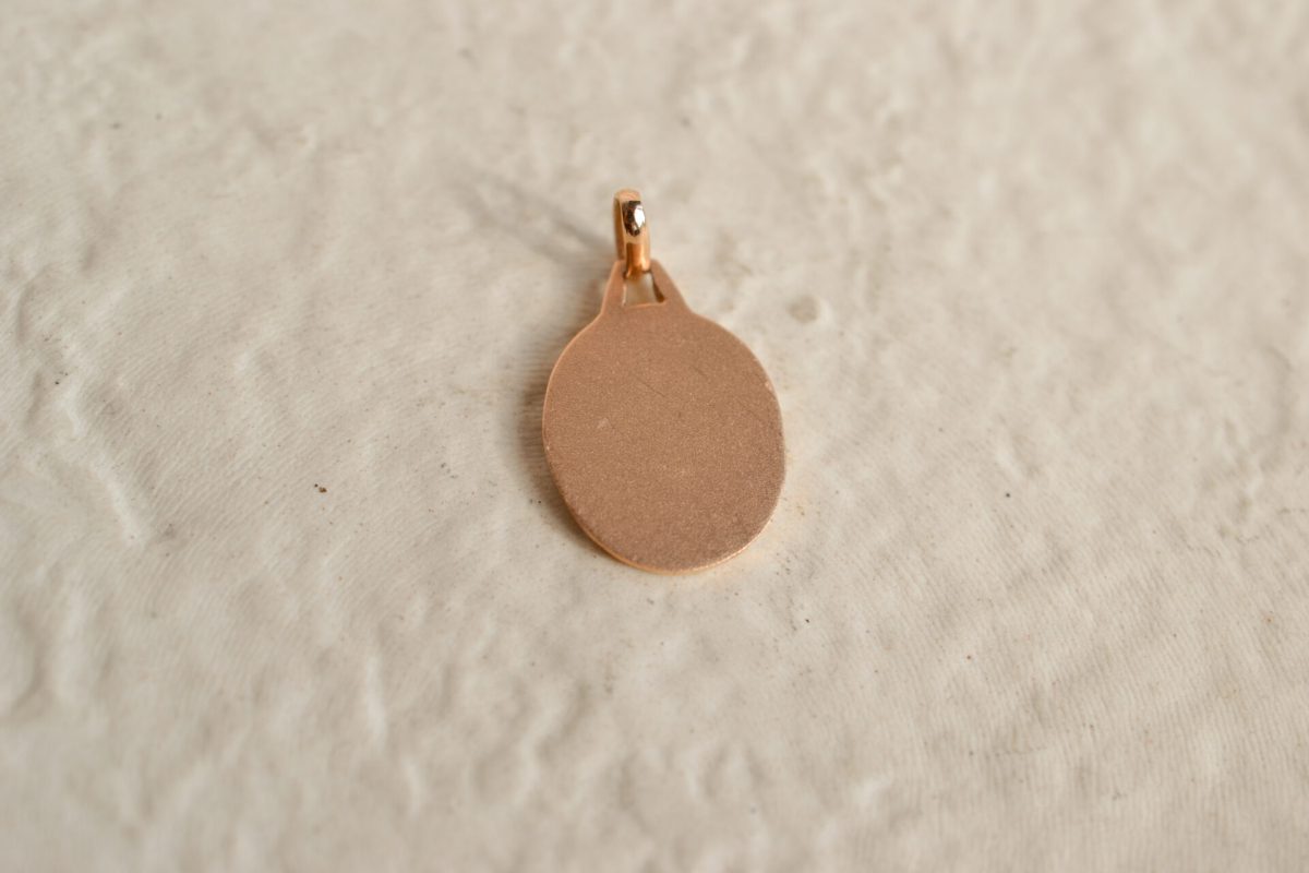 Médaille Mariale Or jaune 18 Carats