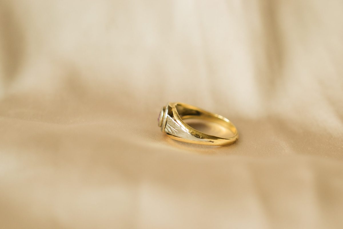 Bague Saphir rose 2 Ors