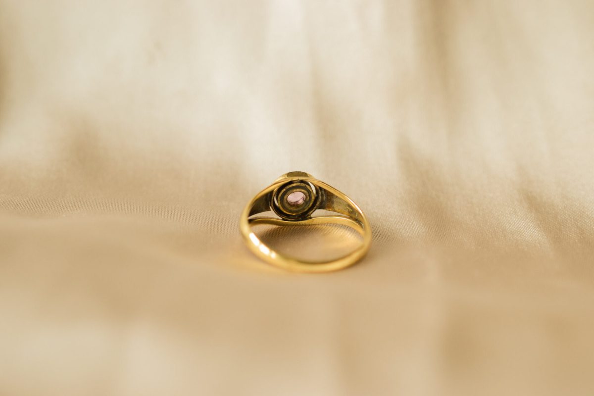 Bague Saphir rose 2 Ors