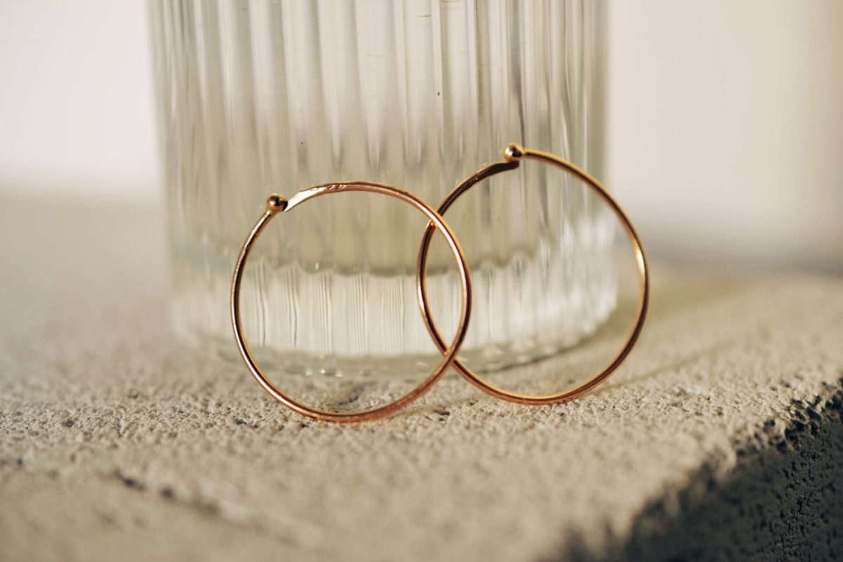 boucles d'oreilles rondes créoles éthique