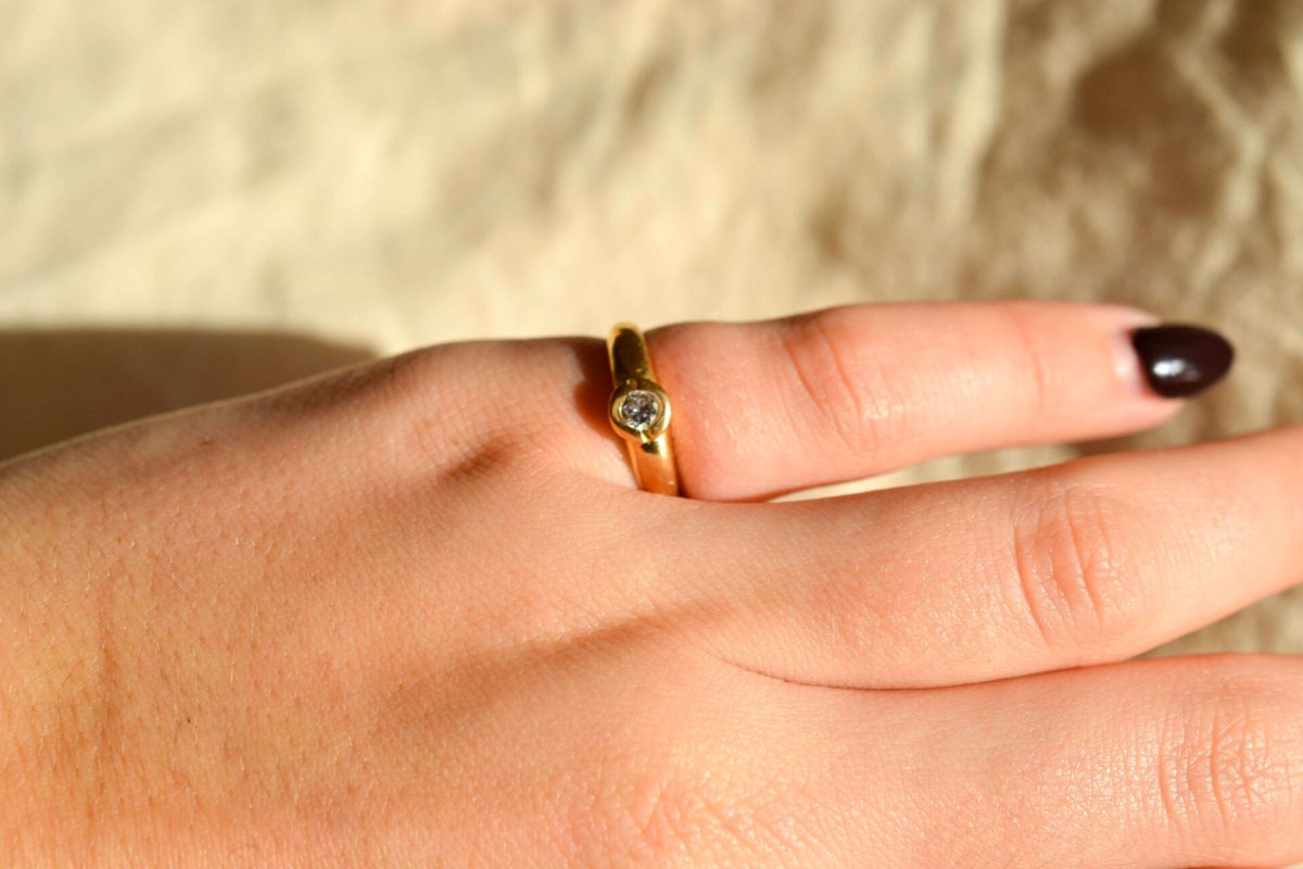 Bague Jonc Diamant Or jaune