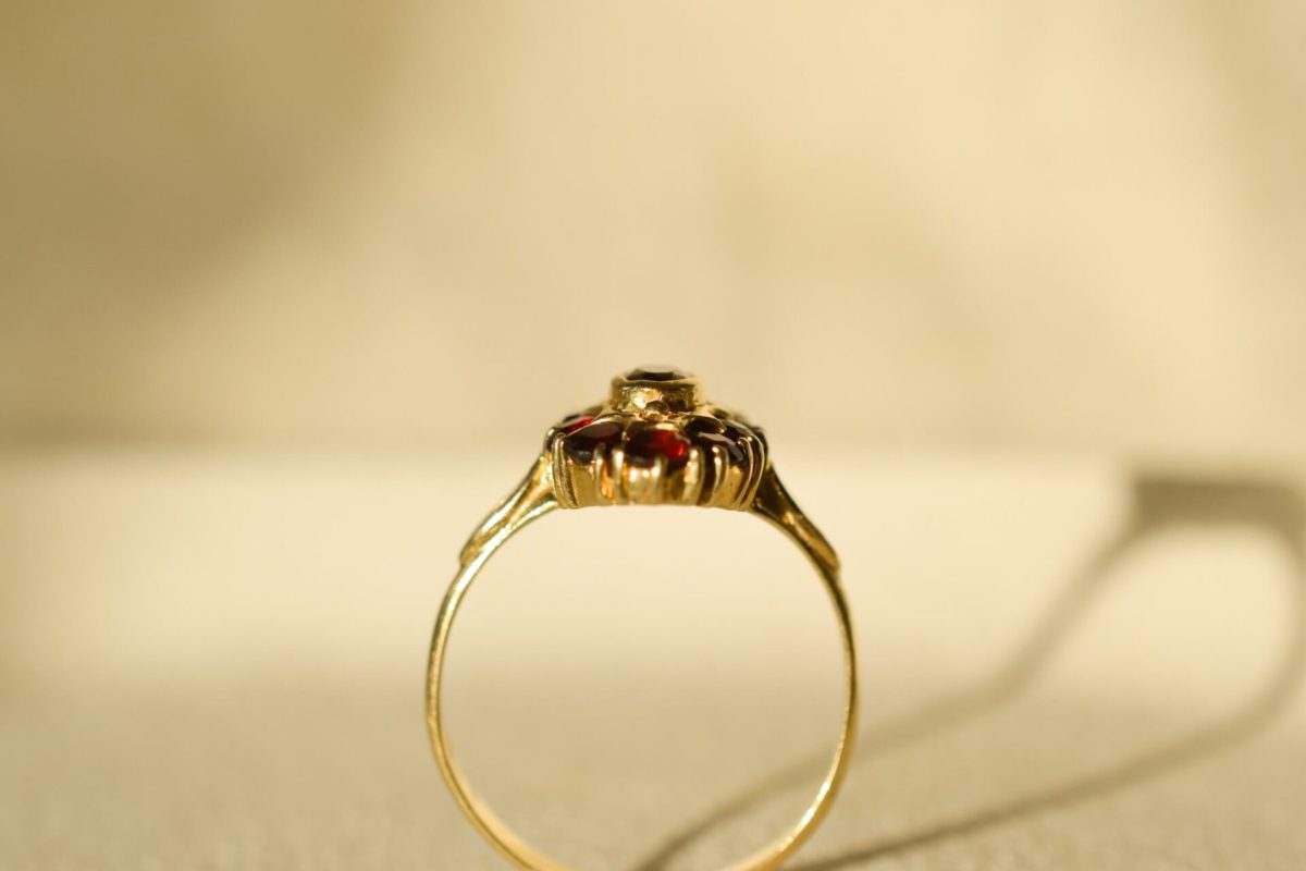 Bague Marquise Grenats