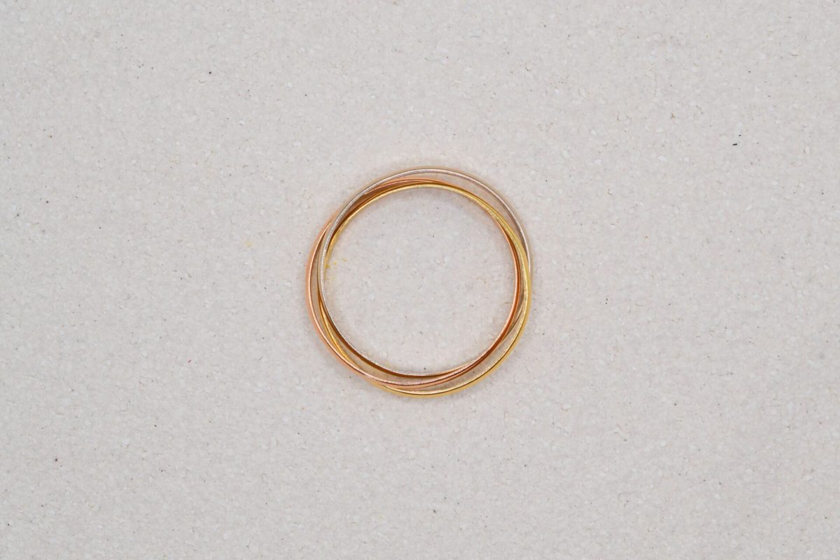 Bague Trinity 3 Ors - alliance vintage