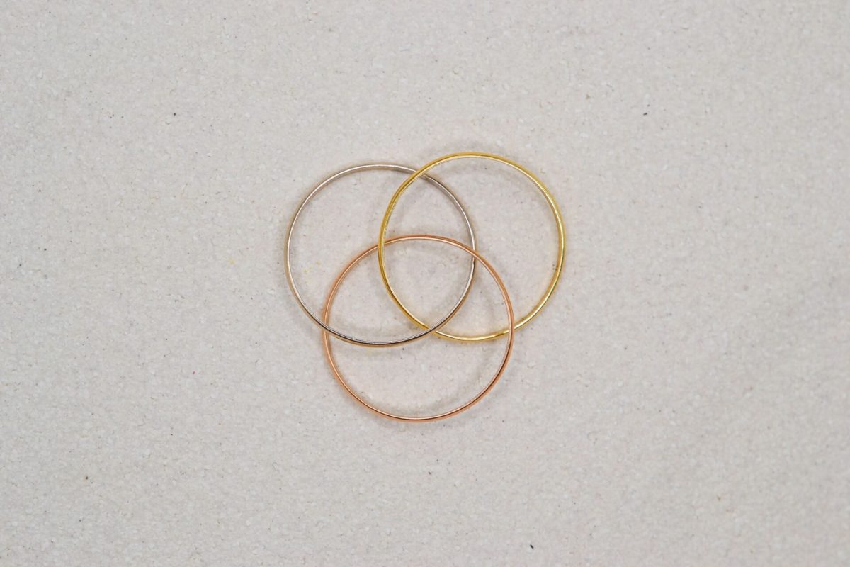 Bague Trinity 3 Ors - bague retro