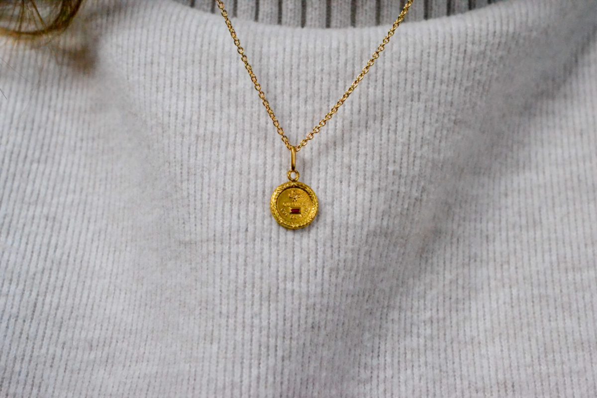 Pendentif Augis Rubis et Diamant