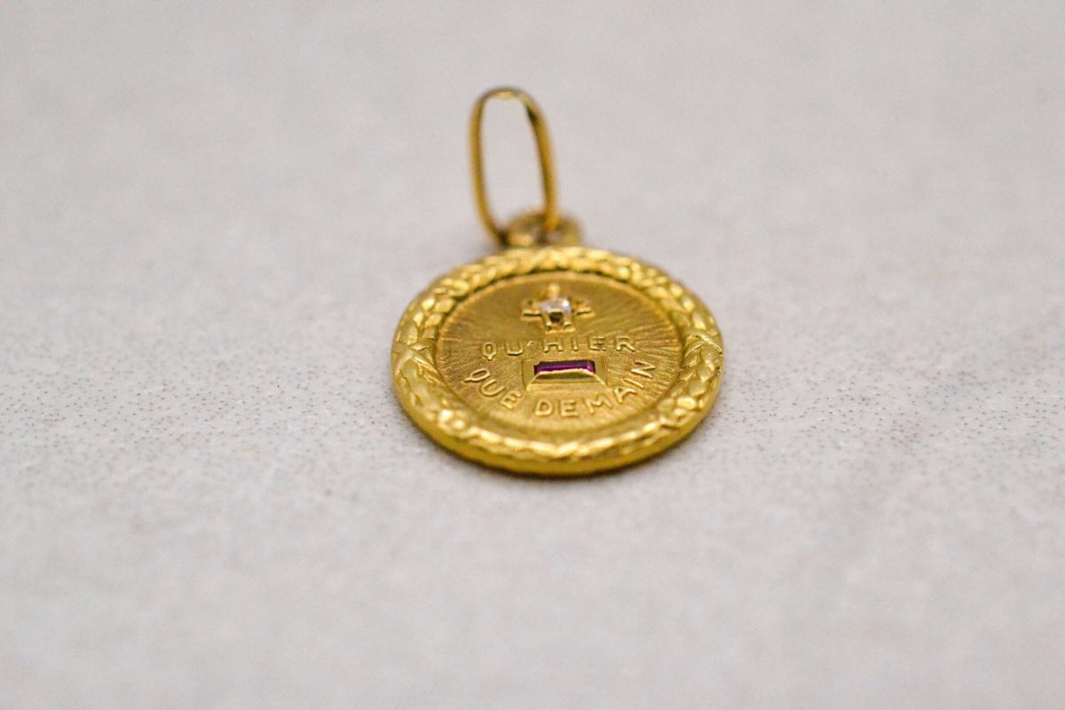 Pendentif Augis Rubis et Diamant