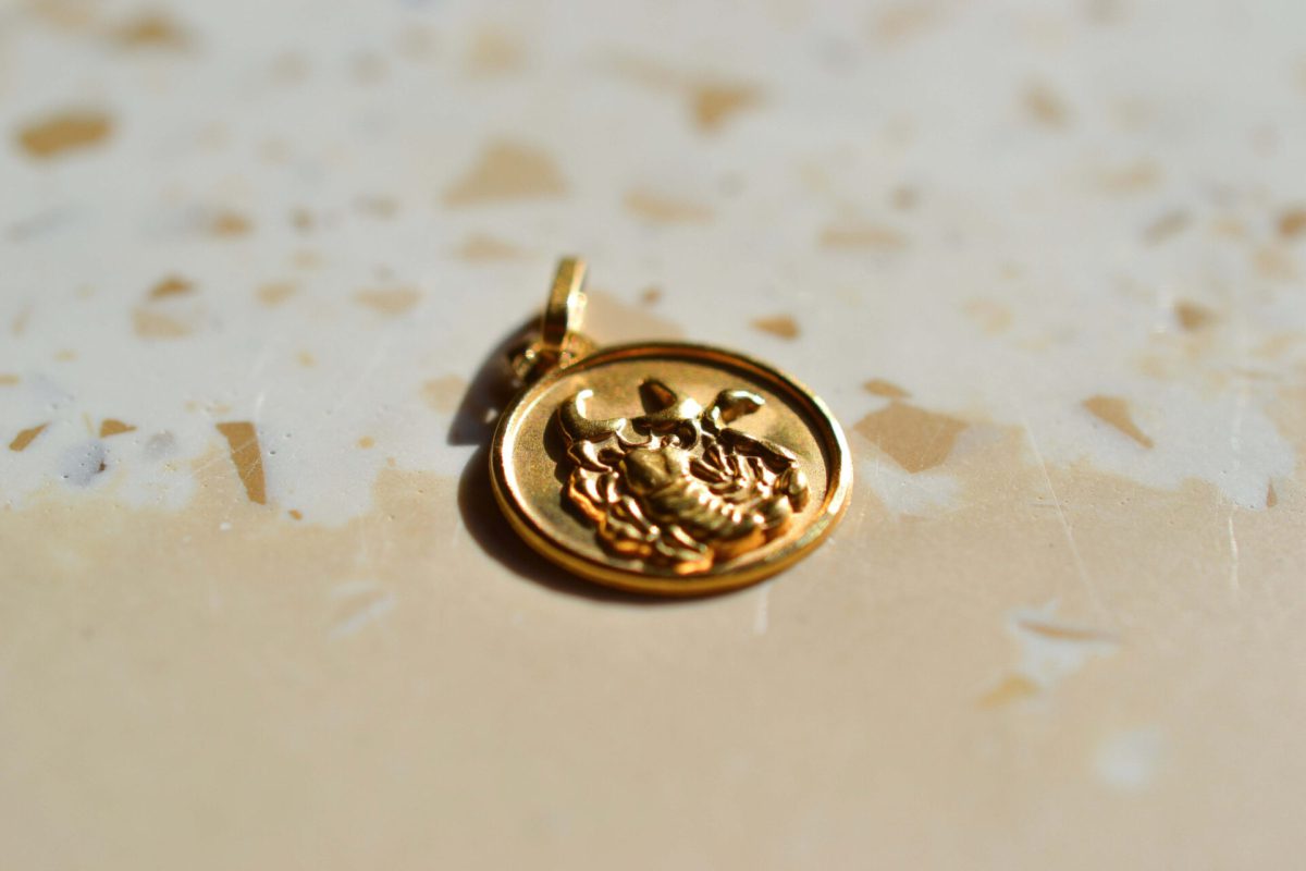 Pendentif scorpion Or jaune