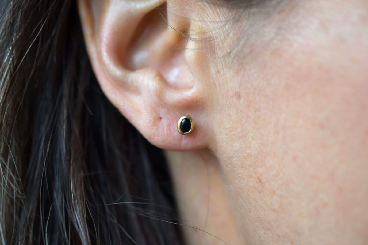 Puces Saphir taille ovale