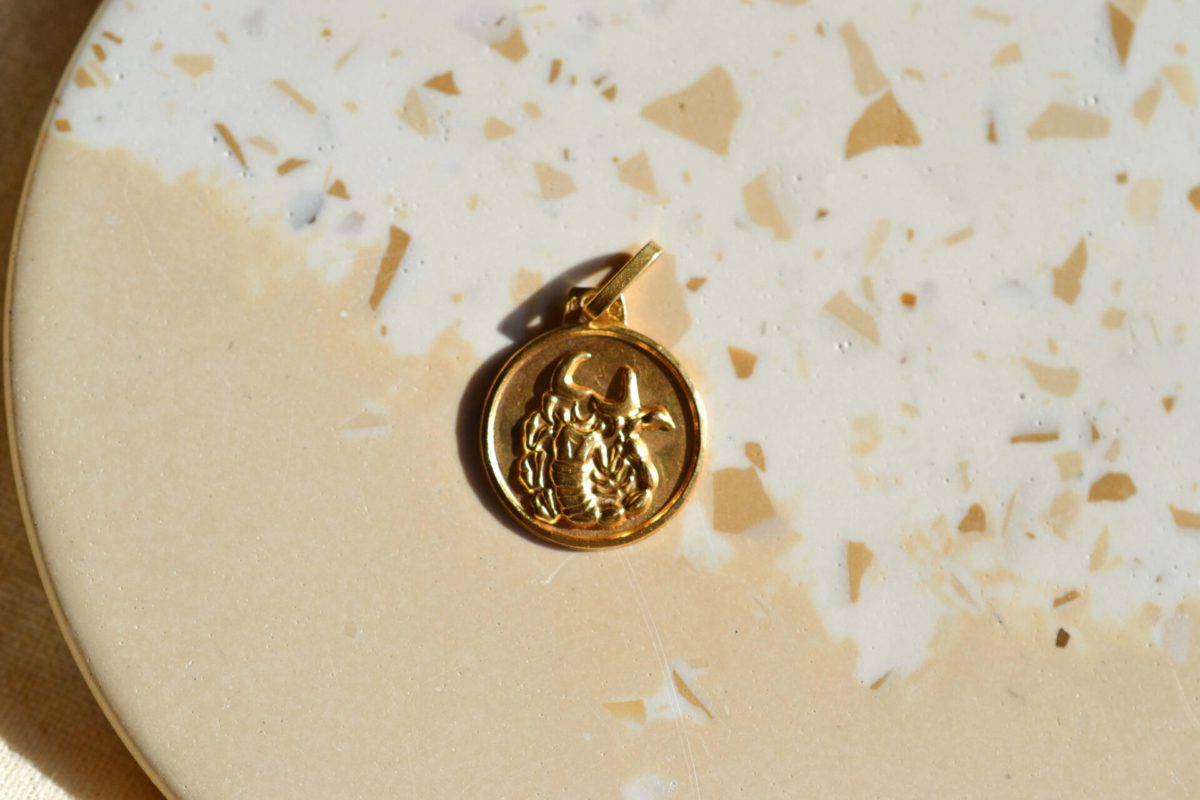 Pendentif scorpion Or jaune