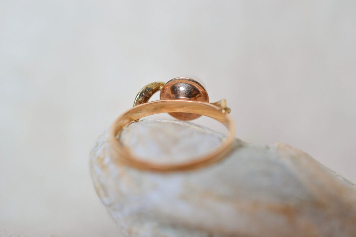Bague Perle Akoya Or jaune 18K