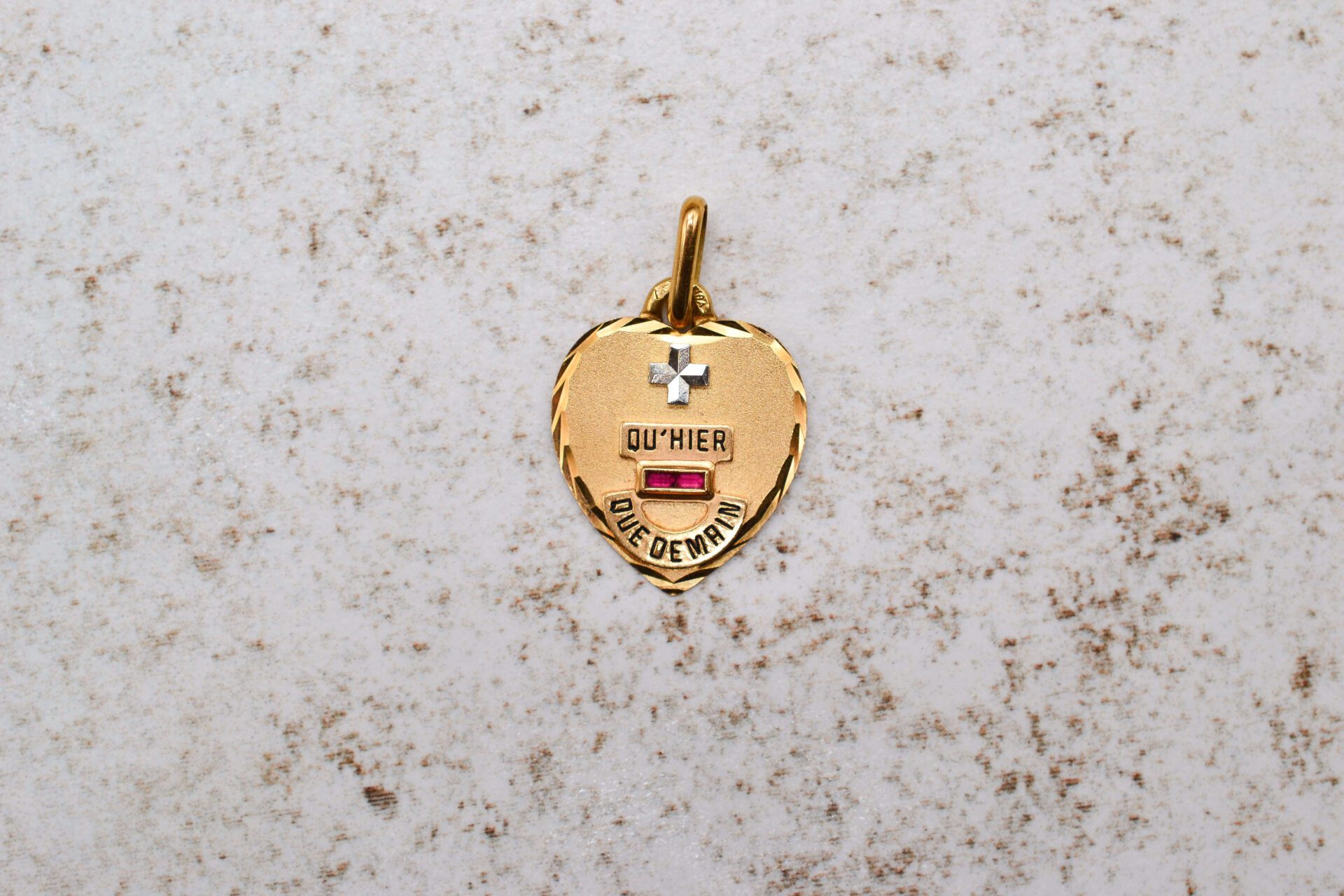Bijou Ancien – Pendentif Visage N345, Occasion, Style Rétro
