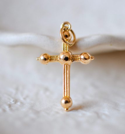 Pendentif Croix Or jaune