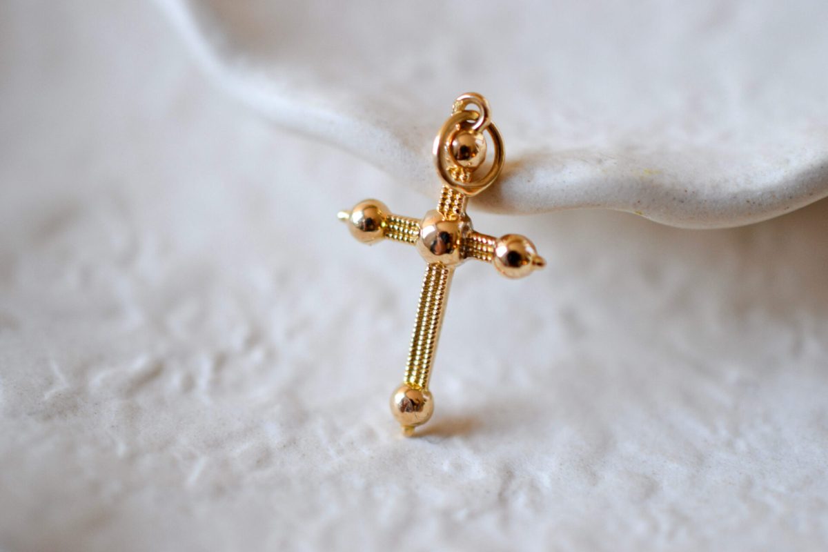Pendentif Croix Or jaune