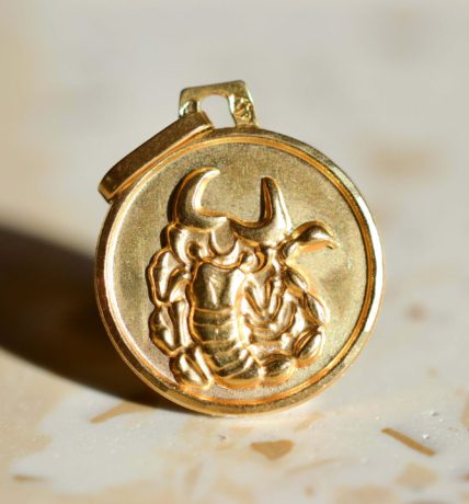 Pendentif scorpion Or jaune